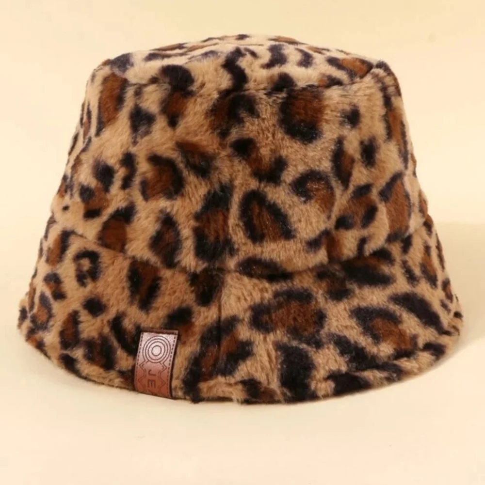 Leopard head hat cap berit